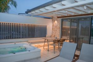 Patio nebo venkovní prostory v ubytování Hotel Golden Sun