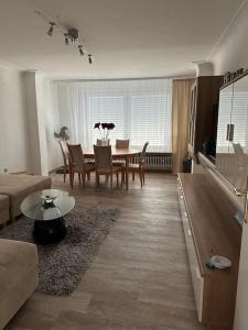 Posezení v ubytování Ferienwohnung für bis 5 Personen