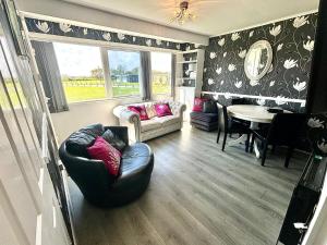 Istumisnurk majutusasutuses Family Chalets - 5 mins walk to beach, nr Great Yarmouth & Norfolk Broads