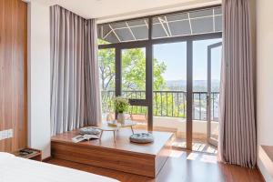 Balkón nebo terasa v ubytování River Park Hotel Dalat