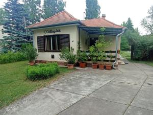Vonkajšia záhrada v ubytovaní Csillag-lak Balatonföldvár