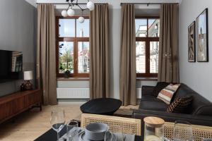 Posezení v ubytování Centra Nams - Center Apartments
