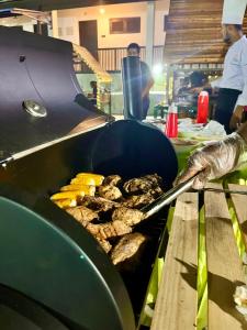 Attrezzature per barbecue disponibili per gli ospiti dell'hotel