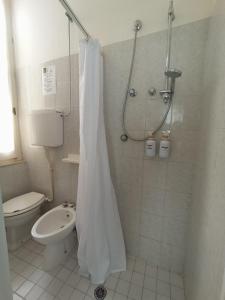 Koupelna v ubytování Hotel Villa Pozzi