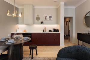 Kuchyň nebo kuchyňský kout v ubytování Centra Nams - Center Apartments