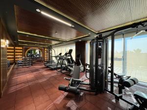 Fitness centrum a/nebo fitness zařízení v ubytování Ankawa Holiday Hotel