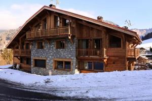 산 경관 또는 샬레에서 바라본 산 전망