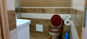Salle de bains dans l'établissement Apartmány u Bernardů