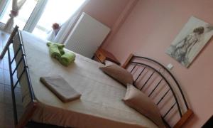 a room with a staircase with at N&M-Methana in Methana +8 photos