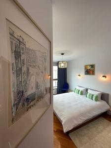 Posteľ alebo postele v izbe v ubytovaní Arkadia The View Luxury Prime Apartment