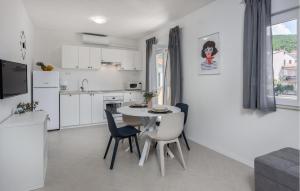 Kuchyň nebo kuchyňský kout v ubytování 1 Bedroom Nice Apartment In Selce