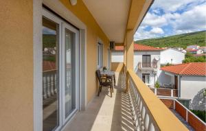 Balkón nebo terasa v ubytování 1 Bedroom Nice Apartment In Selce