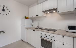 Kuchyň nebo kuchyňský kout v ubytování 1 Bedroom Nice Apartment In Selce