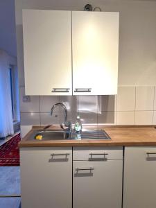 Een keuken of kitchenette bij Penthouse Apartment Dortmund City