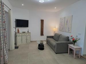 TV a/nebo společenská místnost v ubytování Agradable Casa Rural