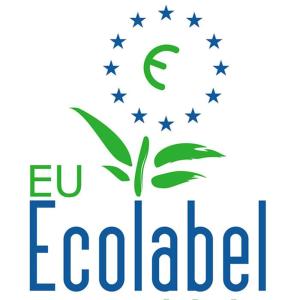 ポルトにあるHôtel Le Golfe Ecolabel EUの植物と星のエクアドルのロゴ