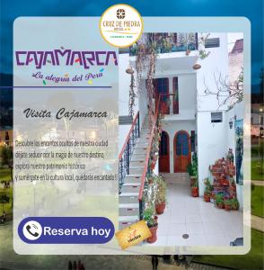 um cartaz de uma villa para uma conferência imobiliária em Hostal Turismo Cruz de Piedra EIRL-Cajamarca em Cajamarca