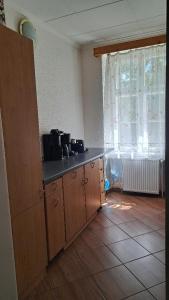 Kuchyň nebo kuchyňský kout v ubytování Gästehaus Fogarasch