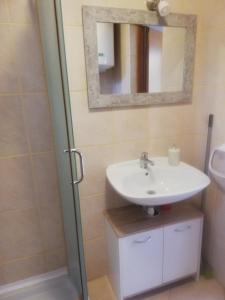 Koupelna v ubytování Apartman "Vuković"