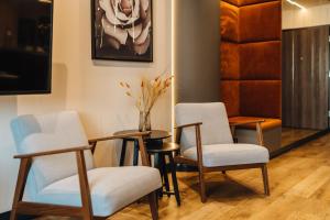 Et opholdsområde på HANZA TOWER LUX Sauna&Pool