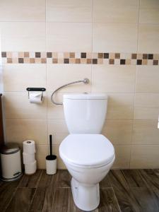 Koupelna v ubytování Pipacs Apartman