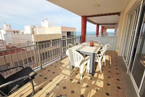 Balkoni atau teres di Sun Beach Playa Centro de Guardamar
