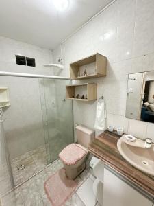 Kylpyhuone majoituspaikassa Sua Casa Francês