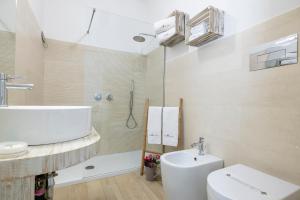 Koupelna v ubytování Hotel Soffio D'Estate