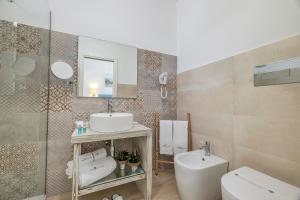 Koupelna v ubytování Hotel Soffio D'Estate