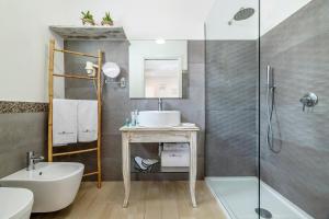 Koupelna v ubytování Hotel Soffio D'Estate