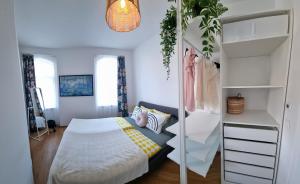 Posteľ alebo postele v izbe v ubytovaní Apartmány MIS