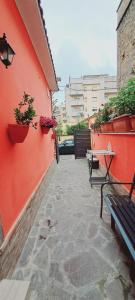 Balkón nebo terasa v ubytování B&B JOY
