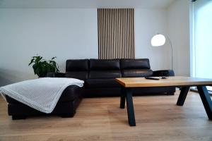 Posezení v ubytování Ferienwohnung Nordlicht