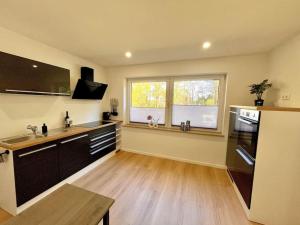 Kuchyň nebo kuchyňský kout v ubytování Ferienwohnung Nordlicht