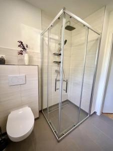 Koupelna v ubytování Ferienwohnung Nordlicht