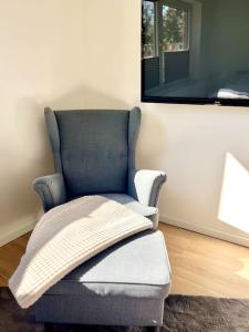 Posezení v ubytování Ferienwohnung Nordlicht
