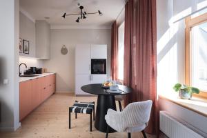 Kuchyň nebo kuchyňský kout v ubytování Centra Nams - Center Apartments