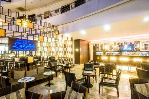 Χώρος καθιστικού στο Hotel Spiwak Chipichape Cali