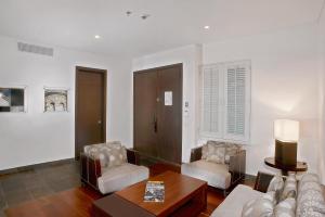 Χώρος καθιστικού στο Hotel Spiwak Chipichape Cali