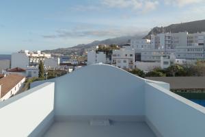 a view of a city from the roof of a building at Casa Cirila in Santa Cruz de la Palma