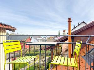 Ein Balkon oder eine Terrasse in der Unterkunft Obst- Ferienhof Ragg