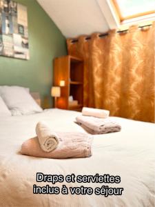 Posteľ alebo postele v izbe v ubytovaní TiLaouen - Location de vacances, idéalement située au port de Vannes !