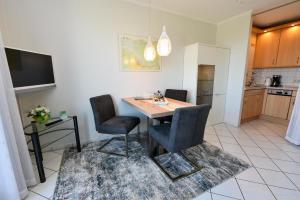 Küche/Küchenzeile in der Unterkunft "Appartementhaus Deichgraf" Appartement D445
