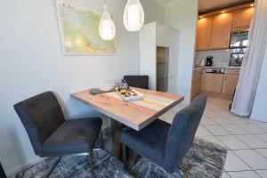 Küche/Küchenzeile in der Unterkunft "Appartementhaus Deichgraf" Appartement D445