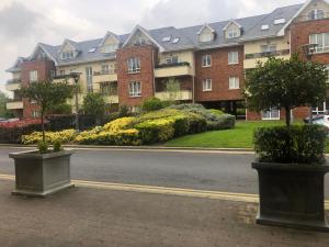 une rangée d'immeubles d'appartements sur le côté d'une rue dans l'établissement Marlay & Mountain Retreat, à Dublin