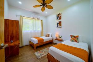 Кровать или кровати в номере Olinca Boutique Hotel