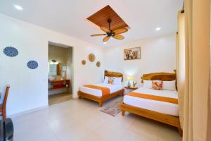 Кровать или кровати в номере Olinca Boutique Hotel