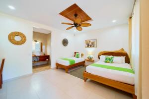Кровать или кровати в номере Olinca Boutique Hotel