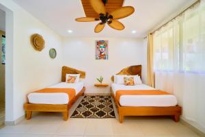 Кровать или кровати в номере Olinca Boutique Hotel