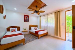 Кровать или кровати в номере Olinca Boutique Hotel